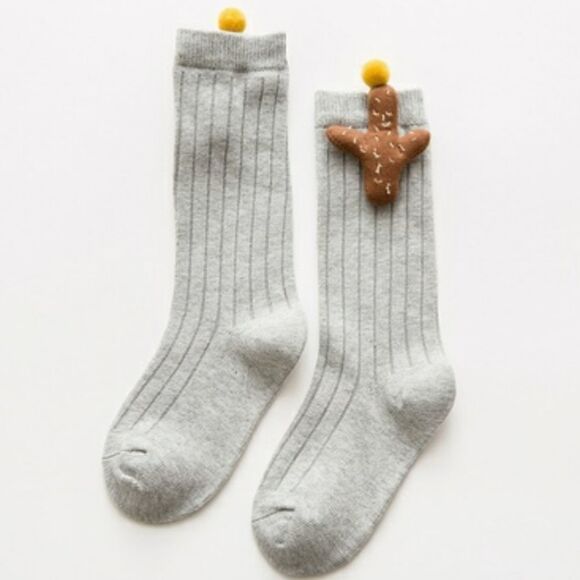 NWT Tiny Alpaca Gray & Brown Cactus Socks - Picture 1 of 5